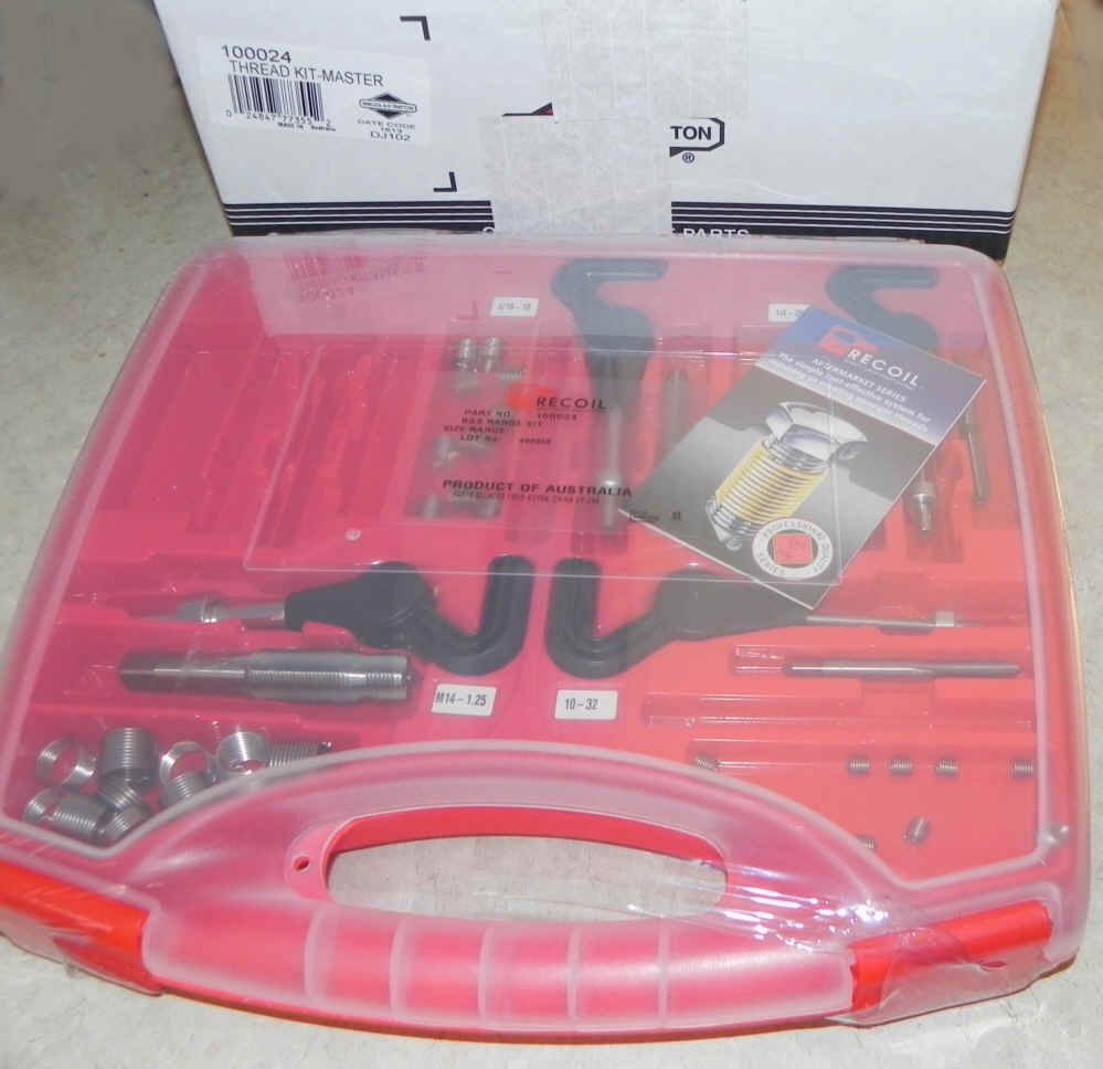 Briggs &amp; Stratton Genuine 100024 THREAD KIT-MASTER Replacement Part