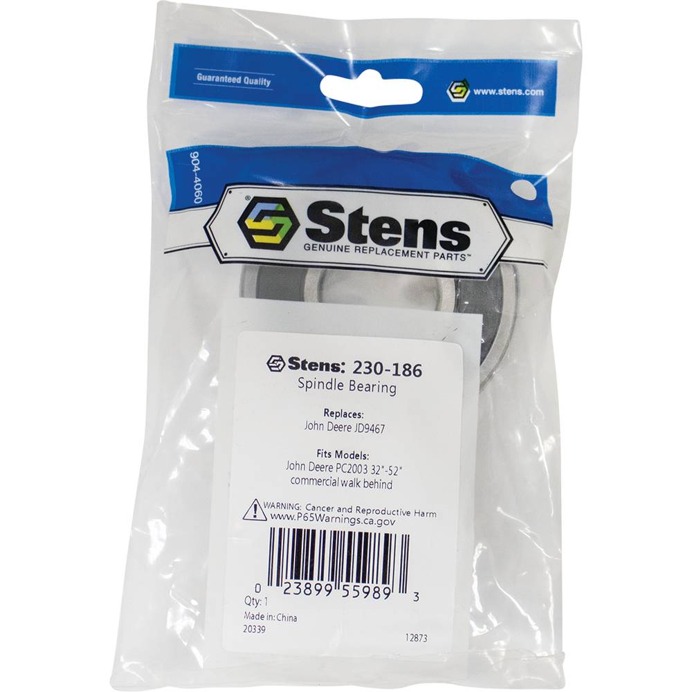 Stens  230-186   
 Stens Spindle Bearing