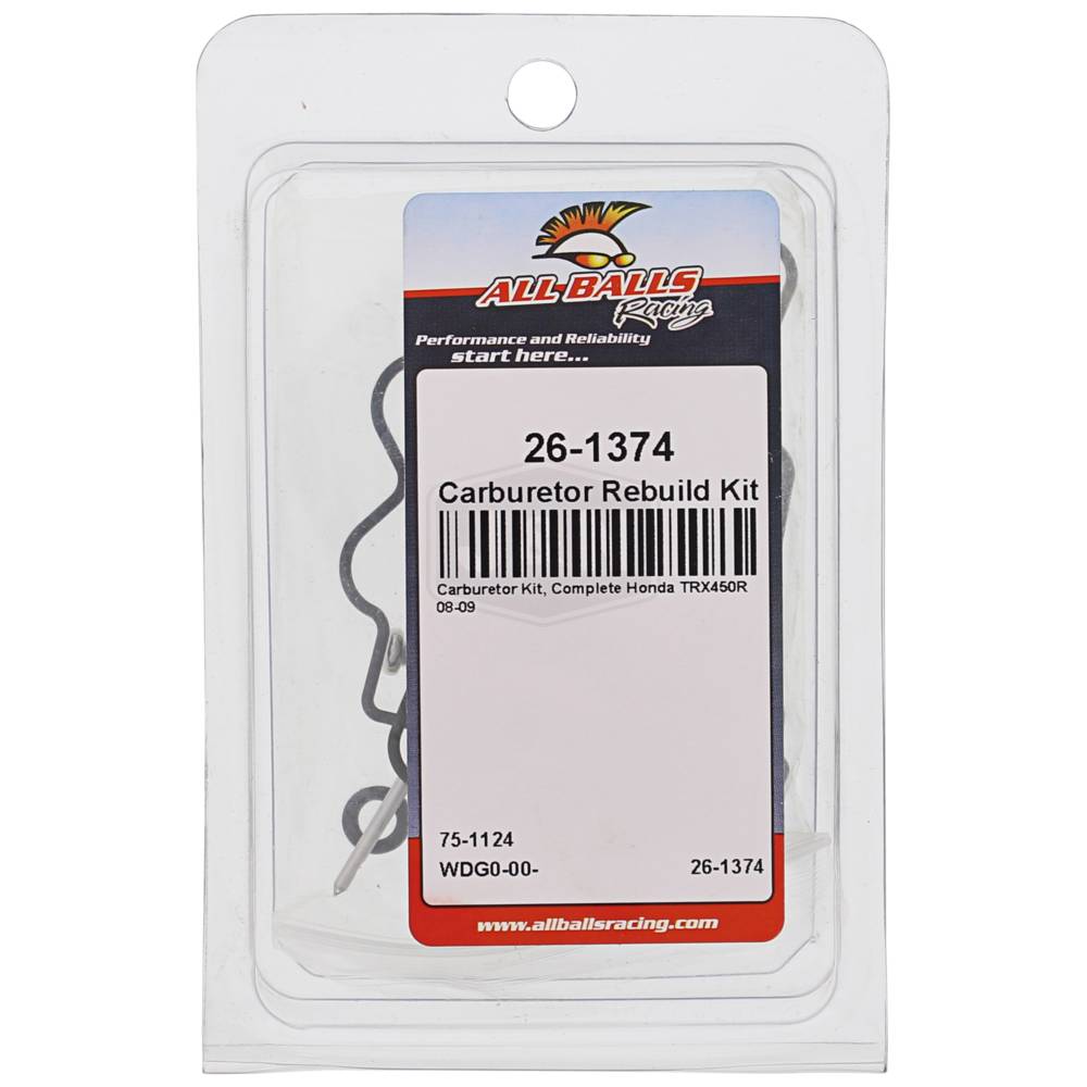 Stens  26-1374   
 All Balls Racing Carburetor Rebuild Kit