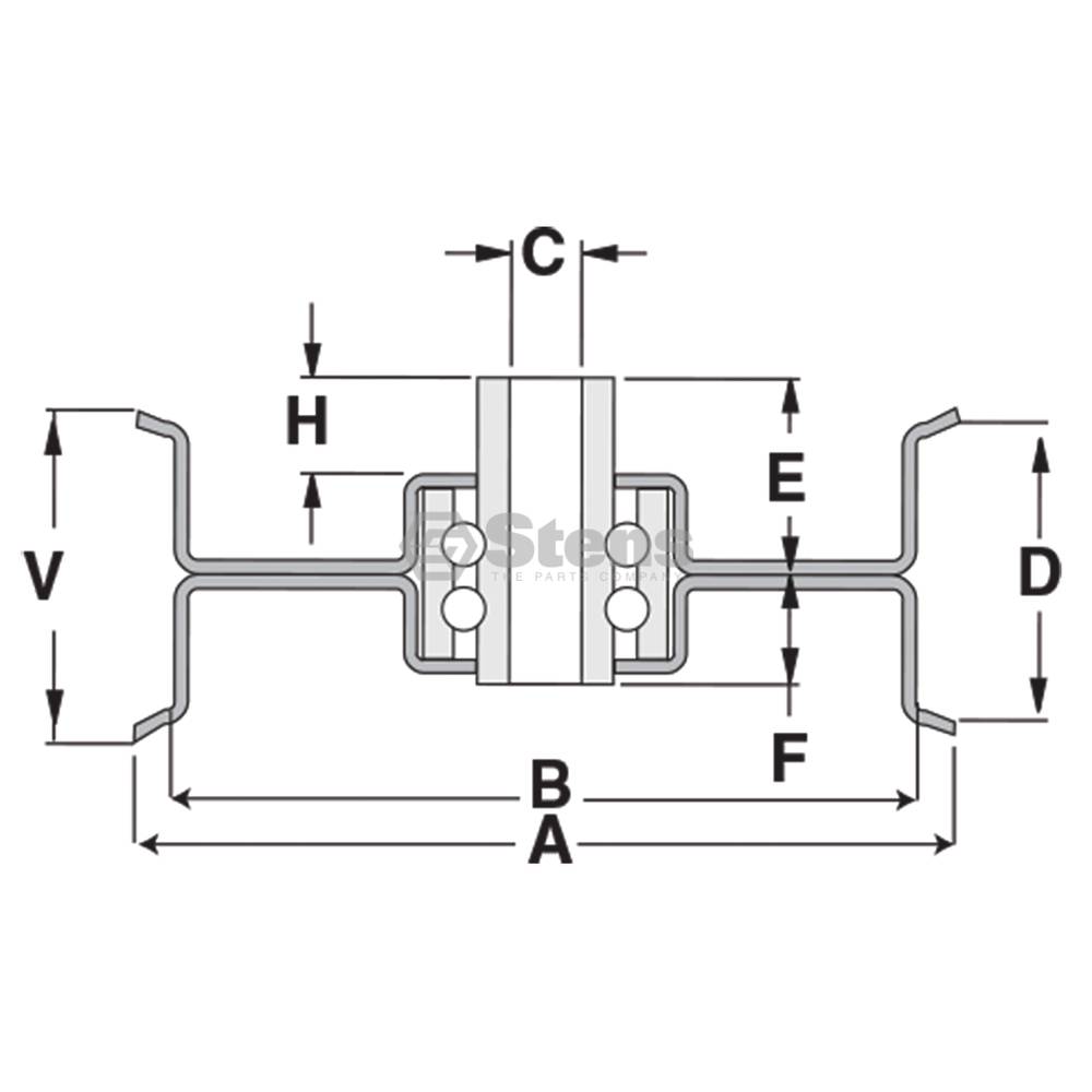 Stens  280-214   
 Stens Flat Idler