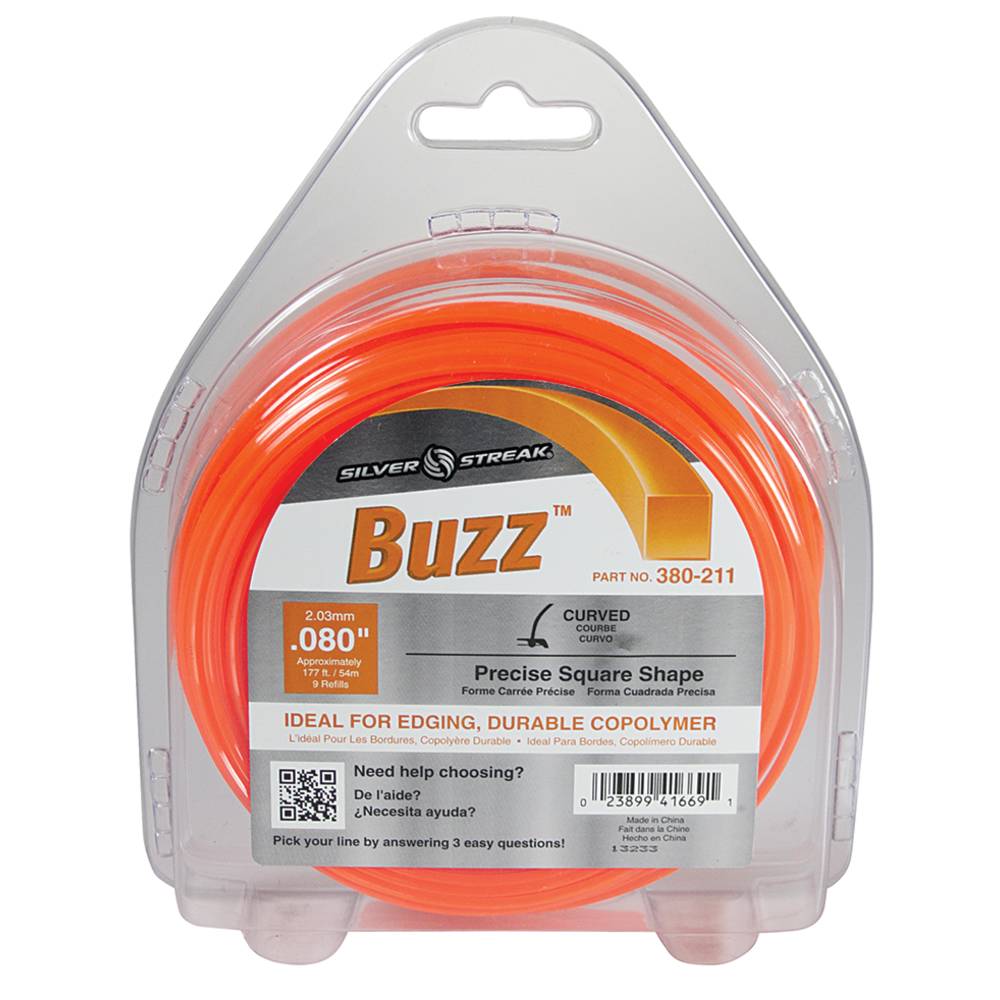 Stens  380-211   
 Silver Streak Buzz Trimmer Line
