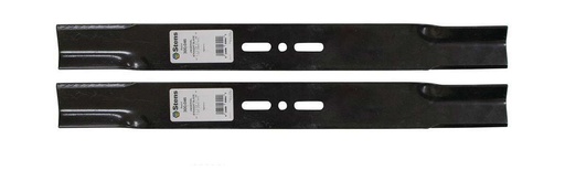 [ST-300-046-2] 2 Pack of Stens 300-046 Mowers Universal Straight Blade 22 L