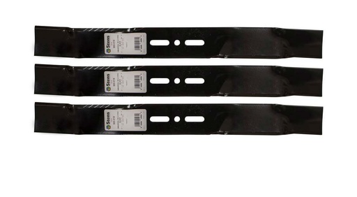 [ST-300-518-3] 3 Pack of Stens 300-518 Universal Mulching Blade / 21 L 3/8 Center Hole