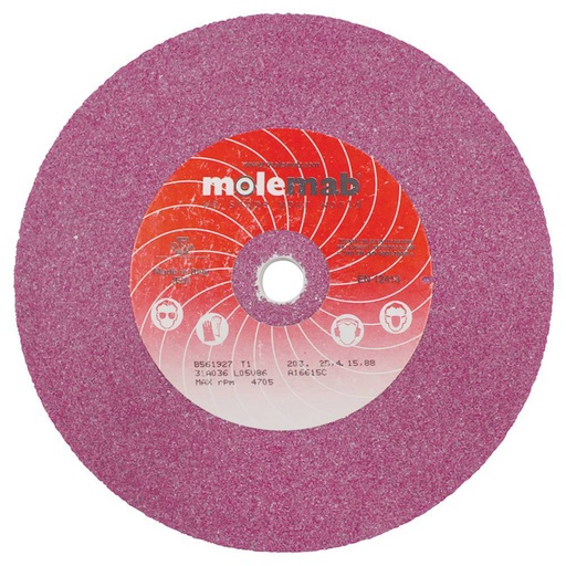 [ST-750-111] Stens 750-111 Molemab Grinding Wheel 8 x 1 x 5/8 36 grit Ruby