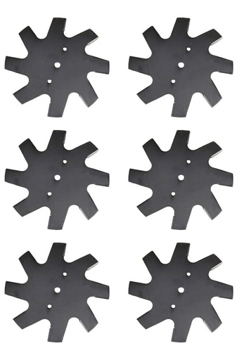 [ST-375-048-6] 6 Pack of Stens 375-048 Star Edger Blade Jacobsen 309444 OEM Replacement