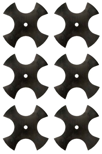 [ST-375-485-6] 6 Pack of Stens 375-485 Star Edger Blade Lesco 050569 Trail Mate OEM Replacement
