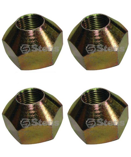 [ST-1908-0001-4] 4 Pack of Stens 1908-0001 Atlantic Quality Parts Wheel Nut Kubota 35707-49170