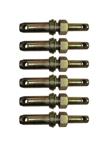 [ST-3013-1313-6] 6 Pack of Stens 3013-1313 Atlantic Quality Parts Lower Link Pin Other OEMS P7249