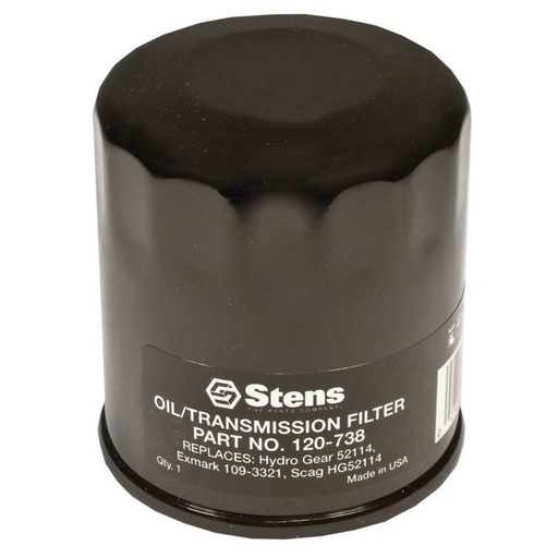 [ST-120-738] Stens 120-738 Transmission Filter Exmark 109-3321 Toro 1093321 Scag HG52114