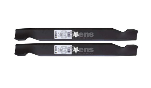 [ST-340-178-2] 2 Pack of Stens 340-278 Lawnmower Notched Medium-Lift Blade 532127843 340-278
