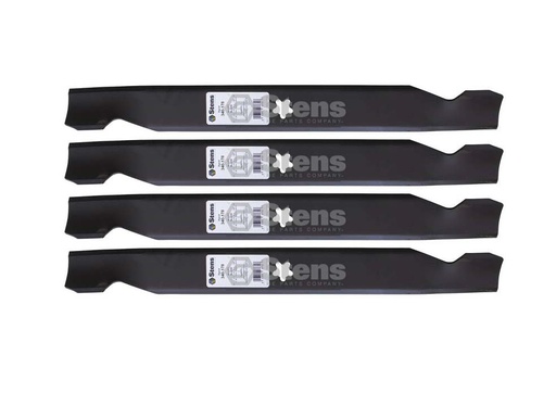 [ST-340-178-4] 4 Pack of Stens 340-278 Lawnmower Notched Medium-Lift Blade 532127843 340-278