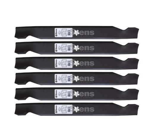[ST-340-178-6] 6 Pack of Stens 340-278 Lawnmower Notched Medium-Lift Blade 532127843 340-278
