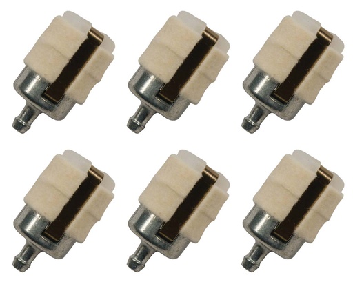 [ST-610-717-6] 6 PK Stens 610-717 Fuel Filter Echo A369000000 Maruyama OEM Replacement