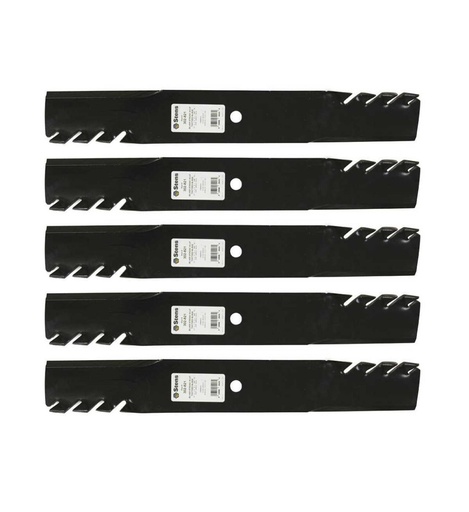 [ST-302-821-5] 5 Pack of Stens 302-821 Mowers Silver Streak Toothed Blade Husqvarna 539101733
