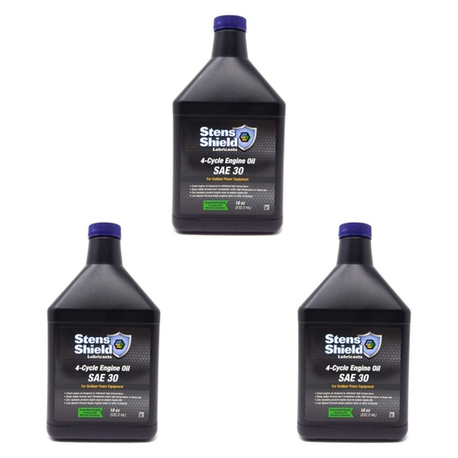 [ST-770-030-0.25] 3 PK Stens 770-030 Shield 4-Cycle Engine Oil 770-031 770-032 770-033