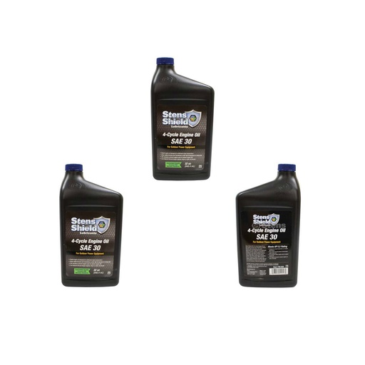 [ST-770-031-0.25] 3 PK Stens 770-031 Shield 4-Cycle Engine Oil Alternate 770-030 770-032
