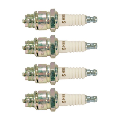 [ST-130-712-4] 4 PK Stens 130-712 NGK Spark Plug NGK 7534 B6HS John Deere AM37234 130-135