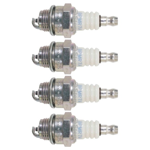 [ST-130-898-4] 4 Pk Stens 130-898 130-540 NGK Spark Plug BPMR7A Echo 15901002830 15901010630