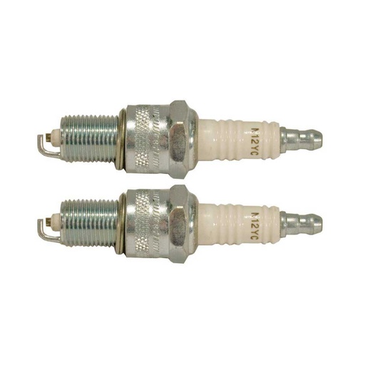 [ST-130-591-2] 2 PK Stens 130-591 Champion Spark Plug 38 N12YC M29835 PP212 AE29626 AM36791