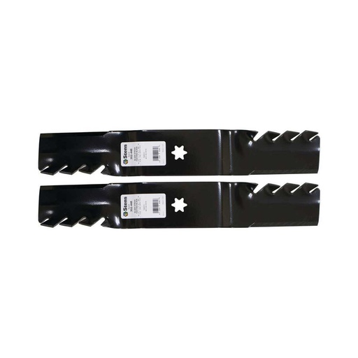 [ST-302-448-2] 2 PK Stens 302-448 Silver Streak Toothed Blade Fits MTD 742-0677 742-0677A