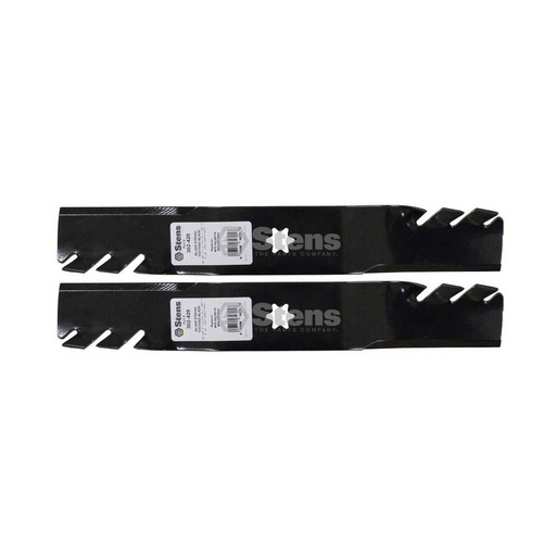 [ST-302-428-2] 2 PK Stens 302-428 Silver Streak Toothed Blade Fits MTD 172-7926 177-2144