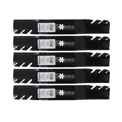 [ST-302-428-5] 5 PK Stens 302-428 Silver Streak Toothed Blade Fits MTD 172-7926 177-2144