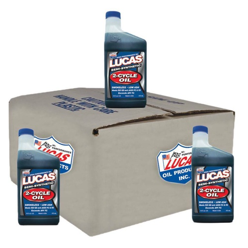 [ST-051-541] 12 PK Stens 051-541 Lucas Oil 2-Cycle Oil Lucas Oil 10120 snowmobiles