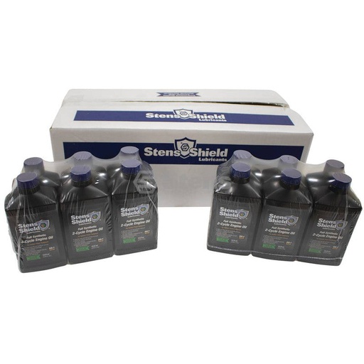 [ST-770-124] 12PK Stens 770-124 Shield 2-Cycle Engine Oil 770-128 770-160 770-260