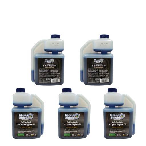 [ST-770-160-0.42] 5 PK Stens 770-160 Shield 2-Cycle Engine Oil Fits Briggs &amp; Stratton 100036