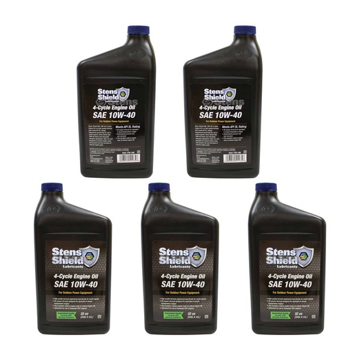 [ST-770-140-0.42] 5 PK Stens 770-140 Shield 4-Cycle Engine Oil 770-130 785-642 785-646