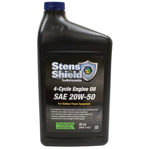 [ST-770-250-0.08] 1 PK Stens 770-250 Shield 4-Cycle Engine Oil 785-674 785-678 SAE 20W-50