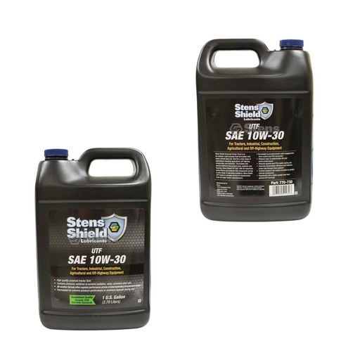 [ST-770-730-0.5] 2 Pack of Stens 770-730 Shield Universal Tractor Fluid SAE 10W-30