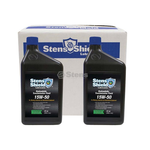 [ST-770-656] 12 PK Stens 770-656 Shield Hydrostatic Transmission Fluid 15W-50