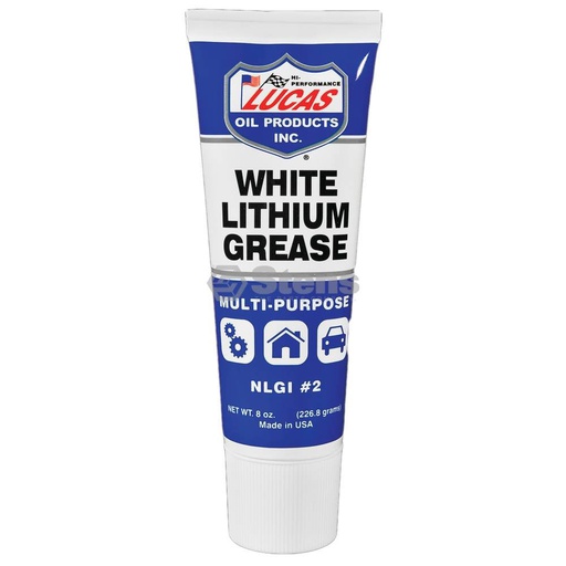 [ST-051-747-0.08] 1 Pack of Stens 051-747 Lucas Oil White Lithium Grease 10533