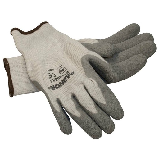 [ST-751-141] Stens 751-141 Glove Gray textured latex coating Enhanced wet or dry grip Large