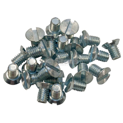 [ST-020-123] Stens 020-123 Bed Knife Screws Locke 02662100 PK 25 Low profile head