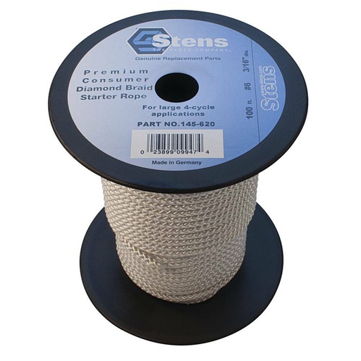 [ST-145-620] Stens 145-620 Diamond Braid Starter Rope 100 Heavy-duty rope