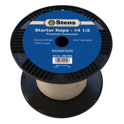 [ST-145-704] Stens 145-704 Diamond Braid Starter Rope 200 Heavy-duty rope