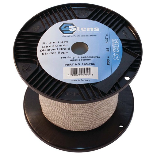 [ST-145-708] Stens 145-708 Diamond Braid Starter Rope 200 Heavy-duty rope