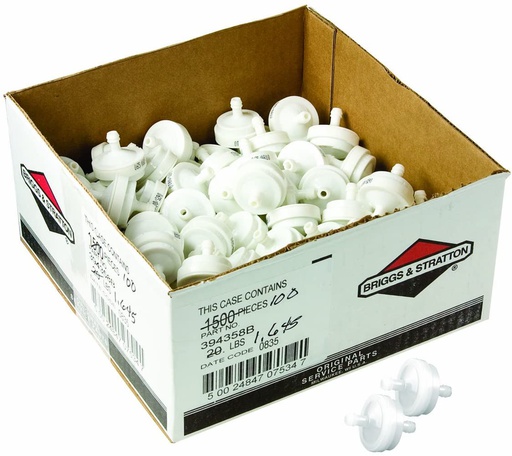 [BS-394358B] Briggs &amp; Stratton Genuine 394358B FILTER FUEL MEGA PACK Replacement Part