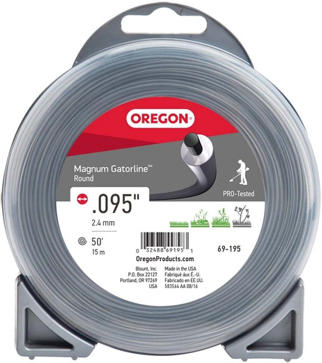 [OEP-69-195] Oregon GATORLINE MAGNUM ROUND .095 50 69-195 Genuine trimmer