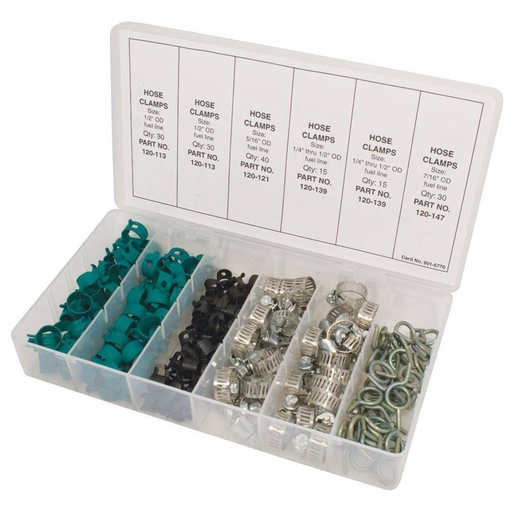 [ST-415-170] Stens 415-170 Stens Hose Clamp Assortment Includes 160 pieces