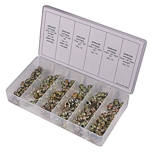 [ST-415-190] Stens 415-190 Grease Fitting Kit Includes 110 pieces Lawnmower