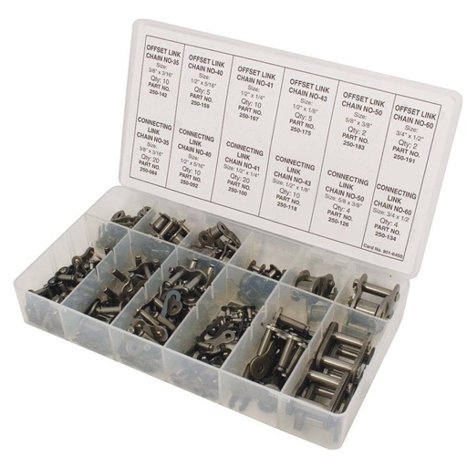 [ST-415-315] Stens 415-315 Metal Roller Chain Kit  Includes 102 pieces Lawnmower