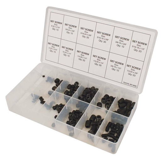 [ST-415-323] Stens 415-323 Metal Set Screw Kit  Includes 200 pieces Lawnmower