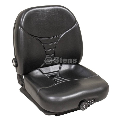 [ST-420-700] Stens 420-700 Low Profile Suspension Seat Waterproof black vinyl trim