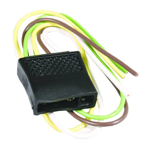 [ST-425-090] Stens 425-090 Trailer Connector Trailer end Flat four pole 3 male  1 female
