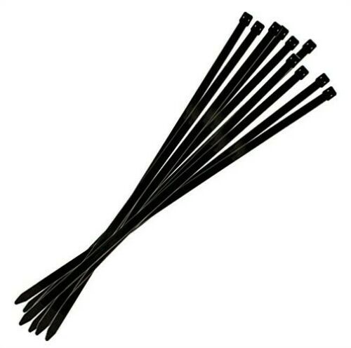 [ST-425-166] Stens 425-166 Plastic Zip Ties Color Black Standard Package of 10