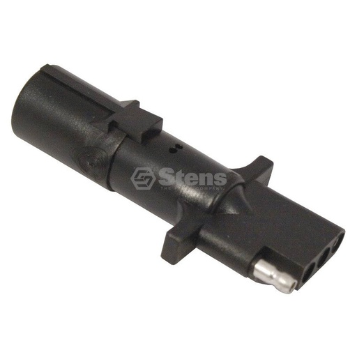 [ST-425-697] Stens 425-697 Electric Adapter  Adapts 4 way round to 4 way flat