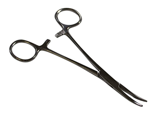 [ST-750-320] Stens 750-320 Curved Forceps 5 1/2 inch clamping hemostat Stainless Steel